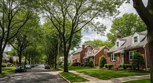 A calm beautiful street in Audubon, NJ where Tina's Clean Team Offers House Cleaning Services